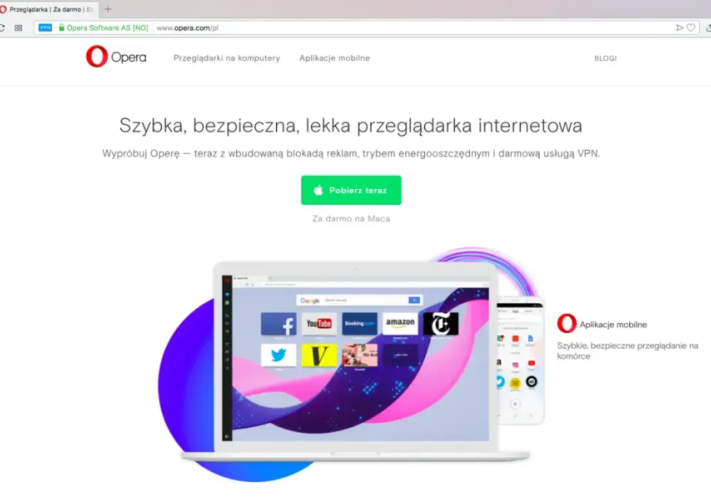 Opera VPN - jak działa i kiedy warto go włączyć