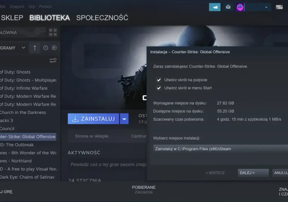 Jak przenieść grę na inny dysk Steam i uniknąć problemów z pamięcią
