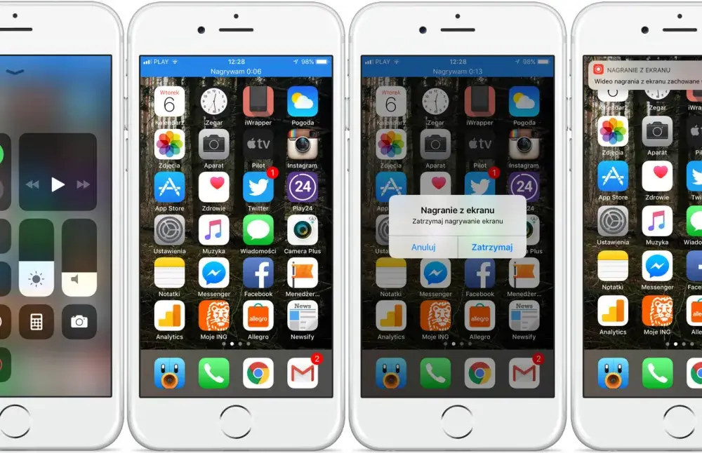 Nagrywanie ekranu na Windows, Macu, iPhonie i Androidzie