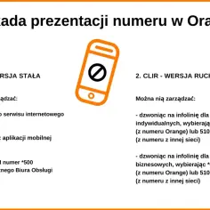 Jak zastrzec numer Orange: blokada prezentacji numeru stała i ruchoma, zarządzanie przez internet, aplikację lub infolinię.