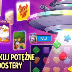 Darmowe prezenty Match Masters! Ufo zrzuca bonusy, odblokuj potężne boostery i zbieraj urocze postacie.
