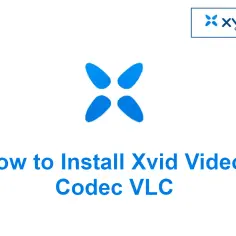 Instrukcja instalacji kodeka Xvid Video w VLC. Logo Xvid.