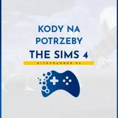 Kody na potrzeby The Sims 4. Zmęczony Sim z kubkiem kawy i ikonki gry.