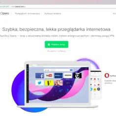 Szybka, bezpieczna przeglądarka Opera z darmowym VPN. Pobierz teraz i ciesz się bezpiecznym surfowaniem.